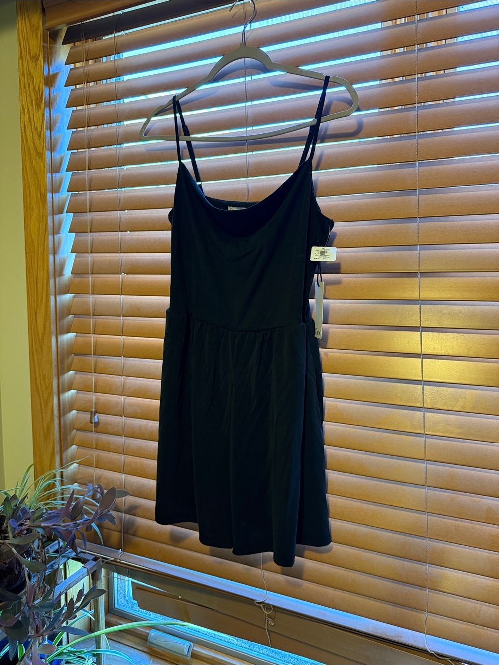 Romper Black Spaghetti-Strap - Women's